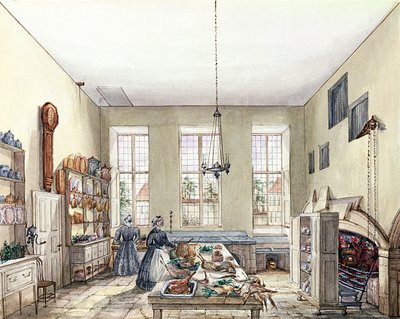 The Kitchen at Aynhoe, 3rd February 1847 by Lili Cartwright